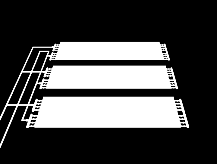 Dla instalacji o identycznych promiennikach sufitowych a więc również strumieniach objętości ułożenie rur według systemu Tichelmanna (rys.