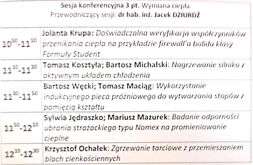 uczestnik konferencji STUKNUT przedstawił swój referat.