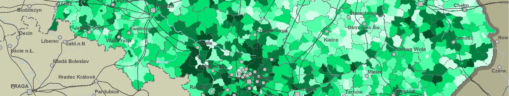 wyróżnionych kategorii ludności według warunków miezkaniowych (podobnie jak dla