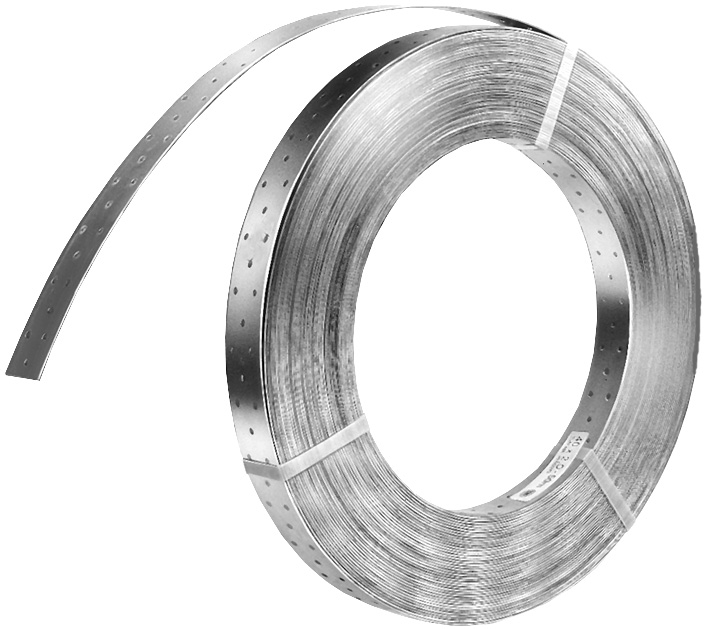 MTERIŁ: dla taśmy 2,0mm Stal ocynkowana ogniowo metodą Sendzimira S350GD + Z 275 g/m 2 (20 µm) dla taśmy 1,5mm MOCOWNIE: Gwoździe pierścieniowe CN4,0 lub alternatywnie wkrętów CS5,0. Nr rt.