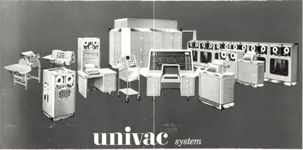 Parametry UNIVACa - 5000 lamp, 2000 dodawań dziesiętnych na sek.