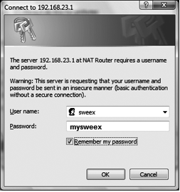 Uzyskiwanie dostępu do rutera (login) Otwórz przeglądarkę internetową. W tym przykładzie używamy przeglądarki (Internet Explorer). Domyślnym adresem IP rutera jest: 192.168.23.