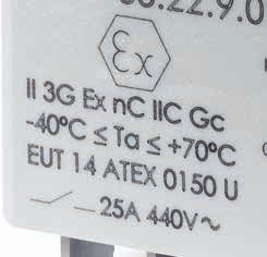 gazów Gc Stopień ochrony urządzeń 40 C Ta +70 C Temperatura otoczenia EUT 14 TEX 0150 U EUT: laboratorium wydające certyfikaty CE 14: rok wydania certyfikatu 0150: numer certyfikatu U: element TEX GS