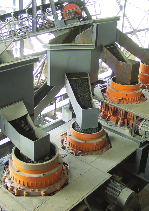 Resulting from years of research and development, Enduron SP series cone crushers utilise materials and engineering