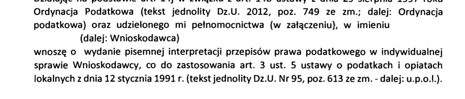 Rodzaj dokumentu Interpretacja indywidualna Sygnatura DFP-Fn- VI.310. 6.