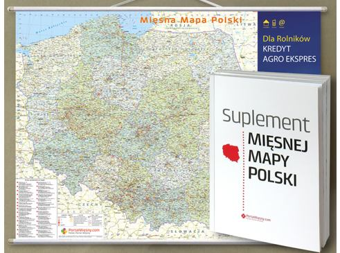 - Mięsna Mapa Polski - Analiza przestrzennego rozmieszczenia firm mięsnych. Analiza konkurencji.