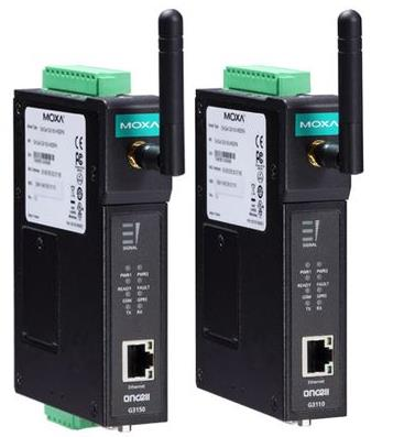 Wybrane urządzenia Moxa OnCell G3150 Częstotliwość pracy : GSM/GPRS/EDGE- 850/900/1800/1900-MHz Interfejsy: Ethernet, RS-232, RS-422, RS-485 Prędkość