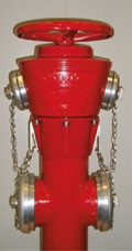 5096H4 Głowica hydrantu: Kolumna: Zespół uruchamiający: Cokół hydrantu: z żeliwa sferoidalnego EN-GJS-400, zabezpieczona antykorozyjnie (epoksydowana) wg wytycznych GSK i zabezpieczone przed