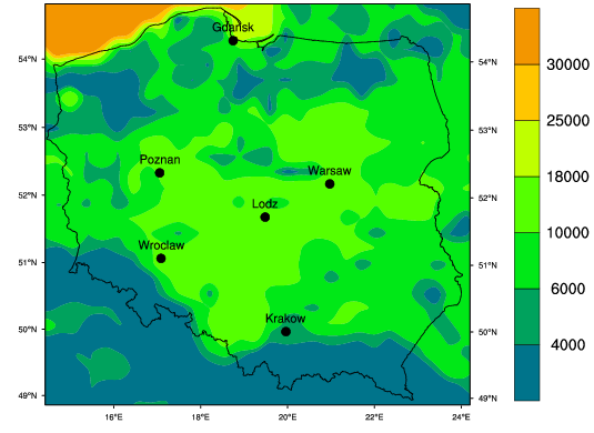 docelowej -120 μg/m 3 - ochrona zdrowia Indeks