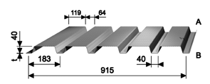 1 A perforowane środniki Blachy trapezowe akustyczne ścienne