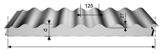 27 * wg EN ISO 6946 ** wg EN 13 165 z uwzględnieniem warunków wg EN 14 509 isowand vario isowelle przekrój złącza Połączenie możliwe dla układu poziomego i pionowego płyt isorock Nazwa Typ Grubość