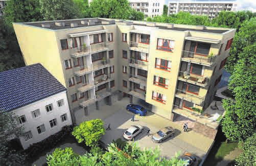 ) z tarasami i balkonami. Dostępne jeszcze 4 mieszkania i garaż; standard deweloperski. Dostępne także lokale użytkowe. Kontakt: al. Kościuszki 32 lok. 2, tel. 505 939 699, www.oriondevelopment.pl.