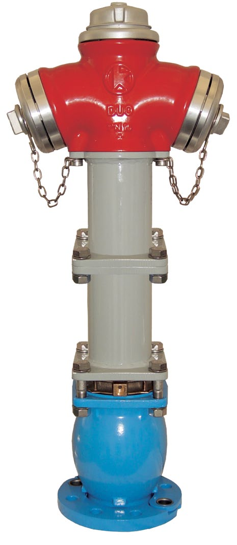 Hydrant nadziemny DUO z podwójnym zamkni ciem zabezpieczony w przypadku złamania standard SGG Nr kat. 30 na zapytanie: NGG zgodny z EN 14384 zgodnie z ÖNORM F 010 CiÊnienie robocze: max.