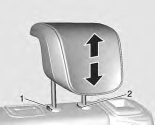 38 Fotele, elementy bezpieczeństwa Zagłówki przednich foteli Regulacja wysokości Regulacja położenia poziomego Zagłówki tylnych foteli Regulacja wysokości Pociągnąć zagłówek w górę.