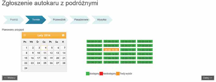 touroperatorów na portalu internetowym Służby Celnej granica. gov.pl [4], opracowywanym przez Izbę Celną w Białymstoku. Na portalu tym można też m.in. rejestrować zgłoszenia TAX-FREE oraz sprawdzać bieżące czasy oczekiwania na przejściach granicznych.