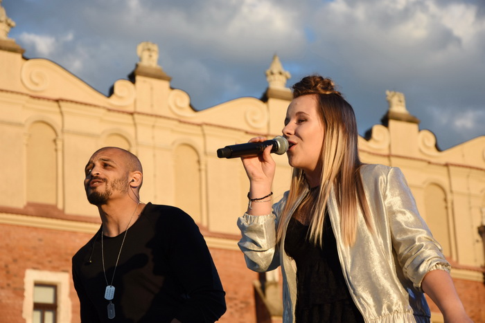 Patrycja Błach i Damian Ukeje, fot.: Rozalia Kwiatkowska W festiwalu brałam już udział dwukrotnie, bez zwycięstwa zaznaczyła Sandra Pączek.