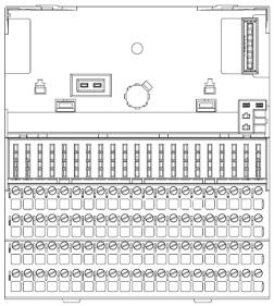 Opis 1.3 Czym jest rozproszony system I/O? Komponenty Moduł zacisków dla modułu COMPACT Funkcja...do niego podłącza się okablowanie i umieszcza moduł COMPACT.