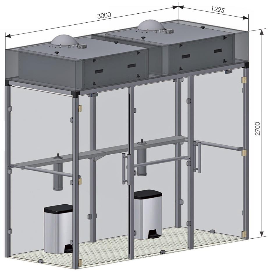 Rys. 3 SMOKING BOX-2-DUAL budowa i wymiary 21.