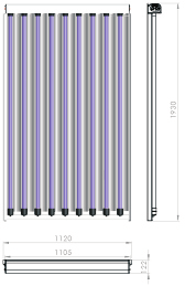 liczba rur szklanych number of glass tubes / anzahl der glasrohre powierzchnia brutto kolektora gross surface of collector / bruttofläche 2,14 m 2 powierzchnia czynna active surface / effektive