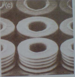 electron micrograph: Stacks as disks made