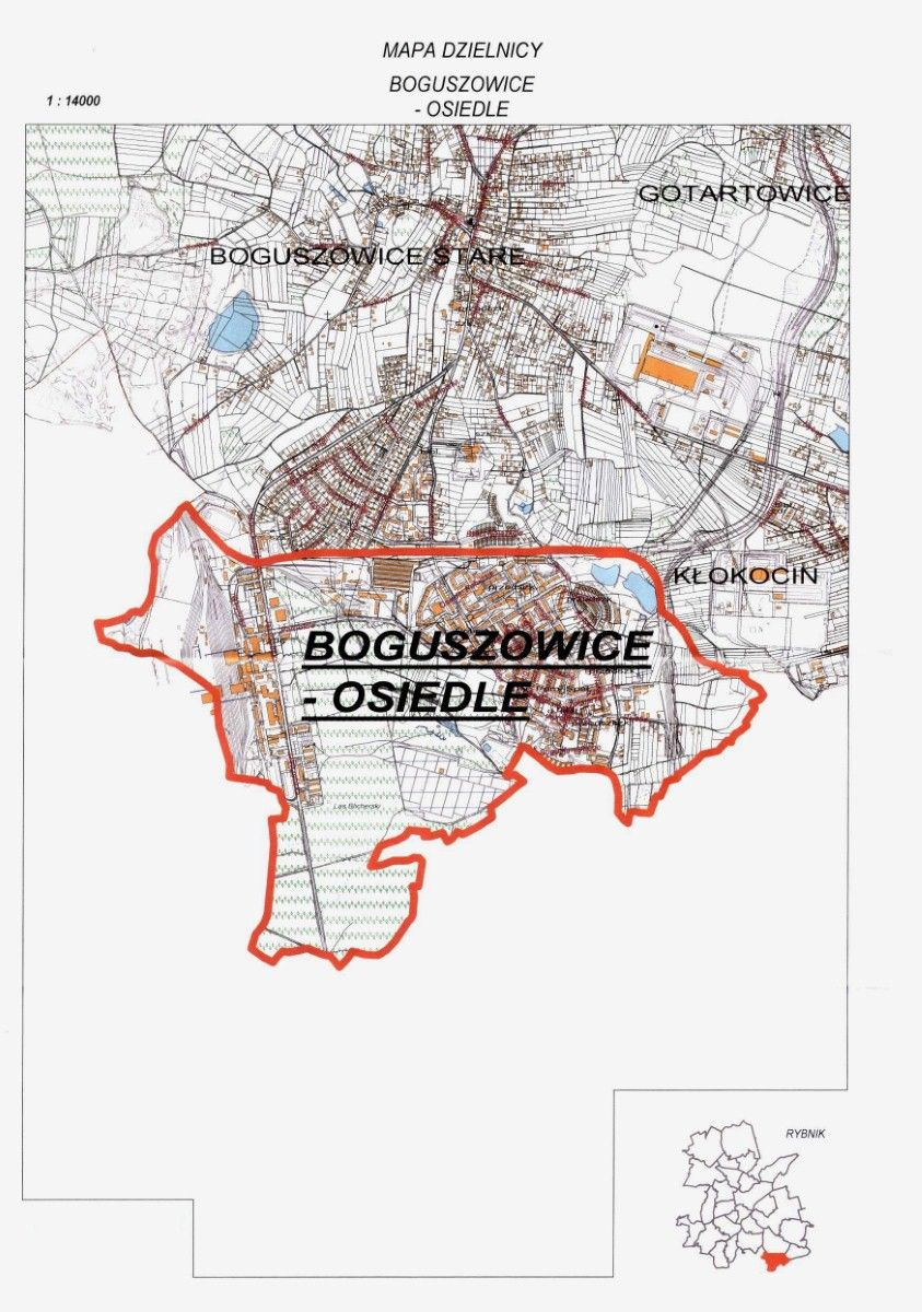 Dziennik Urzędowy Województwa Śląskiego 11 Poz. 3079 Załącznik Nr 1 do Statutu Dzielnicy Boguszowice Osiedle 1) 1) W brzmieniu ustalonym przez 1 ust.