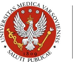 WARSZAWSKI UNIWERSYTET MEDYCZNY MEDICAL UNIVERSITY OF WARSAW DZIEKANAT I WYDZIAŁU LEKARSKIEGO S Y L A B U S Rok akademicki: 2014/2015 Kierunek: Specjalność: Rok studiów, semestr: Tryb studiów: Nazwa