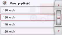 >>> NAWIGACJA Wyświetlane są różne profile i można wybrać żądany profil naciskając odpowiedni przycisk.