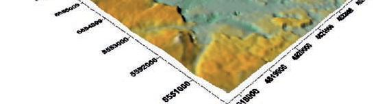 DTM of Domaniów surroundings water reservoir (color palette).