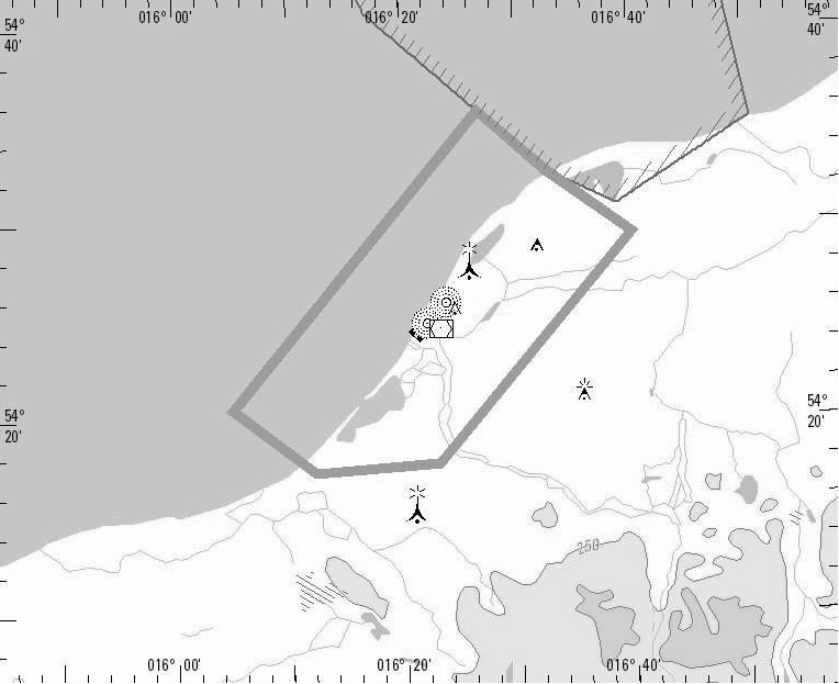 VISUAL OPERATION CHART FIS GDAŃSK 127.150 AIRSPACE: DARLOWO (EPDA) AD ELEV 3 DARLOWO APPROACH DARLOWO TOWER 133.000 MATZ EPDA: GND - 1050 m 129.