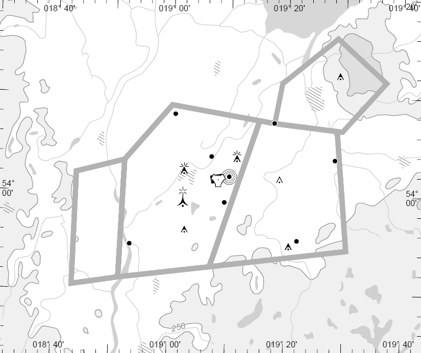VISUAL OPERATION CHART FIS GDAŃSK 127.150 MALBORK APPROACH 119.925 MATZ EPMB A: GND-1350 m AIRSPACE: MATZ EPMB B: GND -FL95 AD ELEV 6 MALBORK TOWER 123.