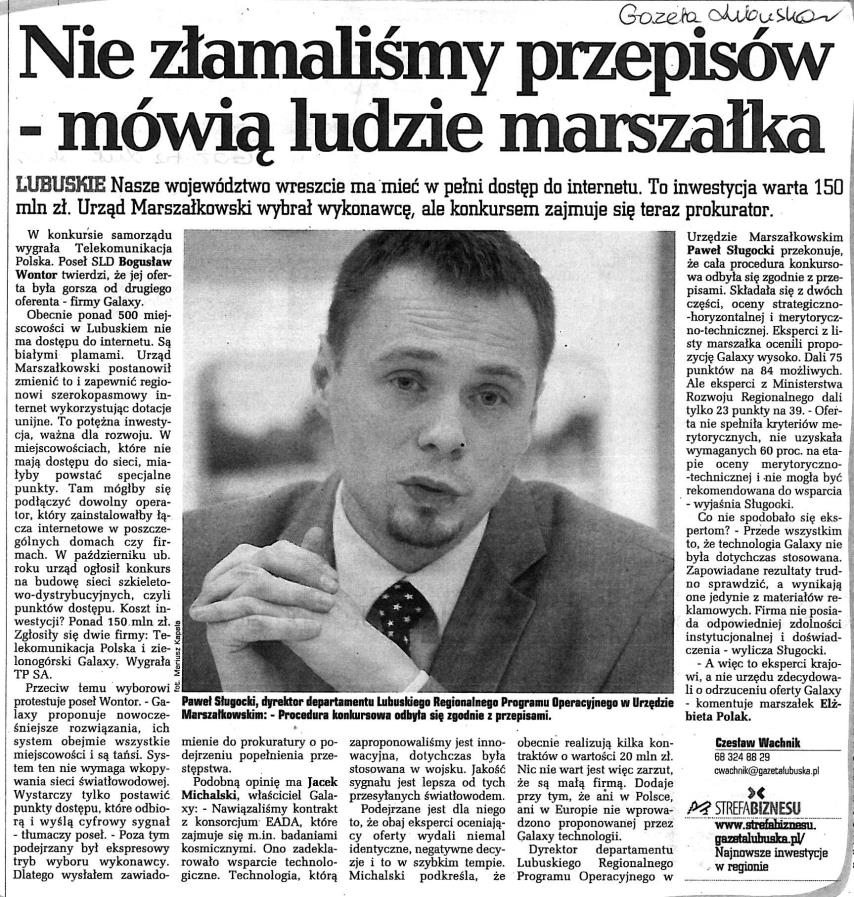 ABW w Urzędzie Marszałkowskim!