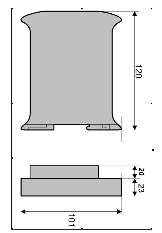 3. Parametry techniczne Opis Parametr Zasilanie 15 75 VDC, Prąd fazy silnika 3 8A Częstotliwość PWM 20Khz Podziały kroku 1, ½, ¼, 1/8, 1/16, 1/5, 2/5, 1/10 Sygnały sterujące CLK,DIR,EN Stan niski: