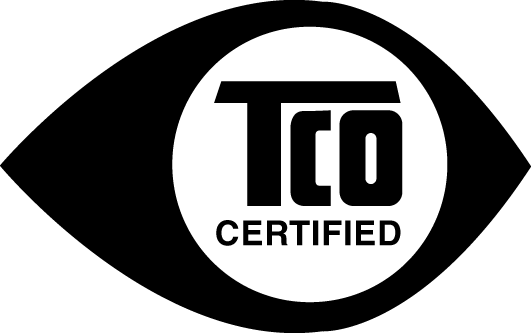 TCO informacja Congratulations! This display is designed for both you and the planet! The display you have just purchased carries the TCO Certified label.