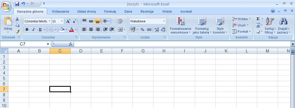 Pojęcie formuły Użycie formuł pozwala na zautomatyzowanie obliczeń wykonywanych w arkuszu Excela: jak np. sumowania, dzielenia, przeliczenia kursów walut, wyliczenia procentów, itd.