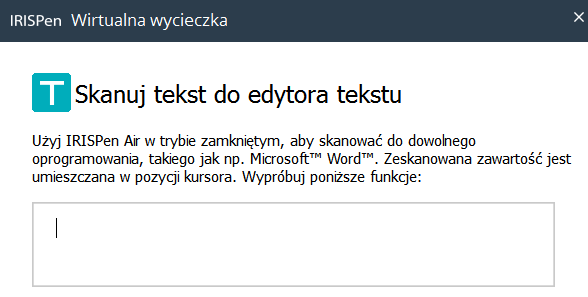 Po zakończeniu wycieczki kliknij Zrobione. Wyświetlony zostanie ekran szybkiego startu ze wskazaniem trzech głównych opcji skanowania.