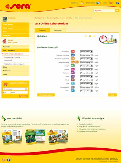 Sprawdzanie jakości wody sera Laboratorium Online upraszcza opiekę nad akwarium, która dostarcza zadowolenie. Bez żadnego wysiłku nauczycie się, jak używać zestawów testów i uzdatniaczy do wody.