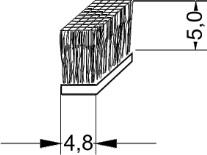 EPDM do nowych profili okien stałych P39 i P37, do wypełnienia o gr.