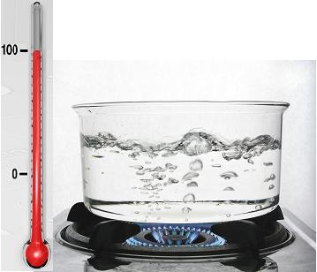Długość słupka płynu może być miarą temperatury. Miara to liczby. Wybieramy (wybierać) liczby. Lód się topi (topnienie).