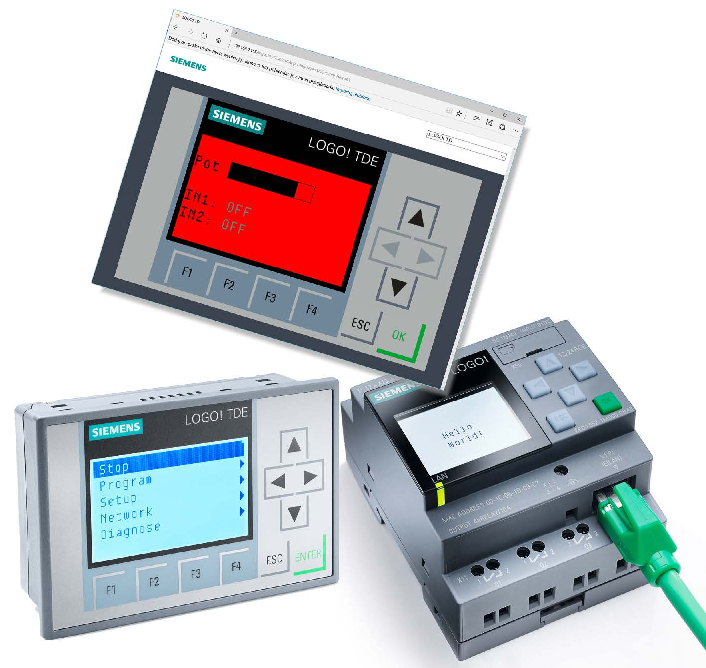 Wirtualizacja panelu HMI w systemie LOGO! Przy okazji prezentacji sieciowych możliwości LOGO!