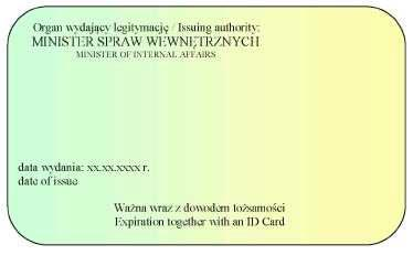 W lewym górnym rogu wizerunek orła według wzoru ustalonego dla godła Rzeczypospolitej Polskiej, w kolorze srebrnym. 3.