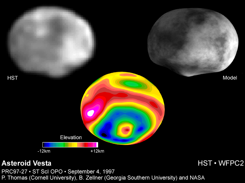 Vesta a=353 mln km