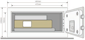 Sejfy Akcesoria YLB/200/EB1 Specyfikacja: 22 mm rygle, 6-lewarkowy