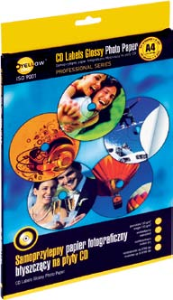 fotograficzny w formie etykiet samoprzylepnych na CD perfekcyjne odwzorowanie barw, głębia koloru 2 etykiety CD na CD LABELS