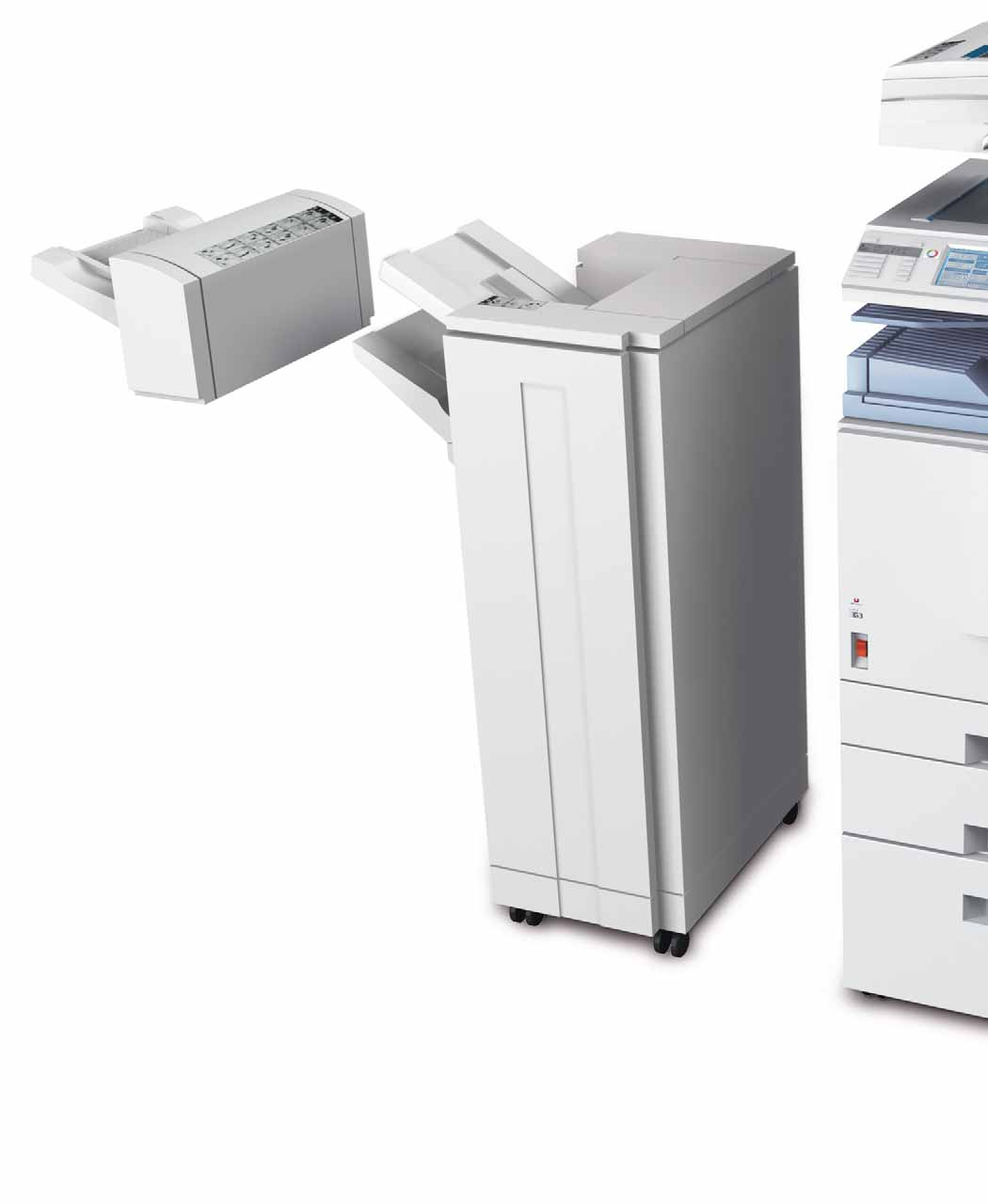 Wszystkie korzyści urządzenia wielofunkcyjnego, jakich oczekujesz Czarno-biała kopiarka, kolorowa drukarka i samodzielne urządzenie faksowe.
