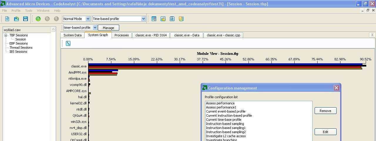 Timer based profiling Prezentacja