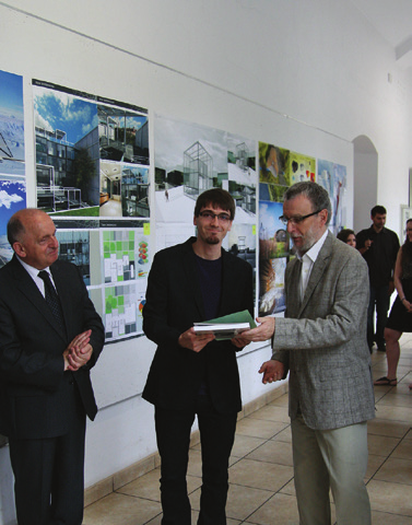 Piotr Celewicz / Opening of the exhibition of the students designs Tomorrow s house Dream house, June 19, 2013.
