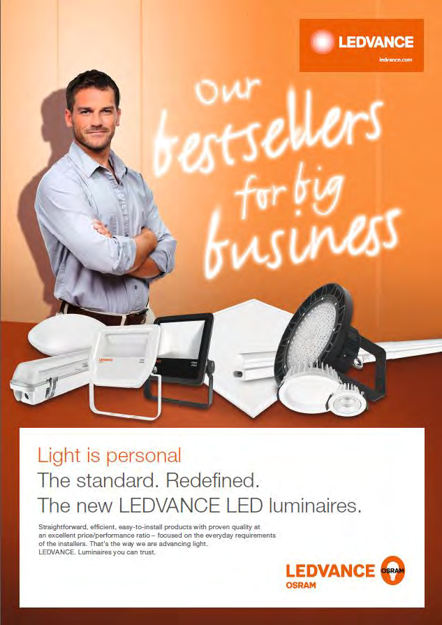Nasze nowe oprawy oświetleniowe LEDVANCE LED są najlepsze w swojej klasie. Ale to co naprawdę definiuje standard to idealne portfolio produktów.