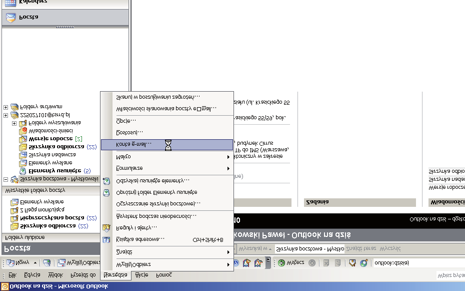 konfiguracja konta fax2mail MS Outlook 2003 3.