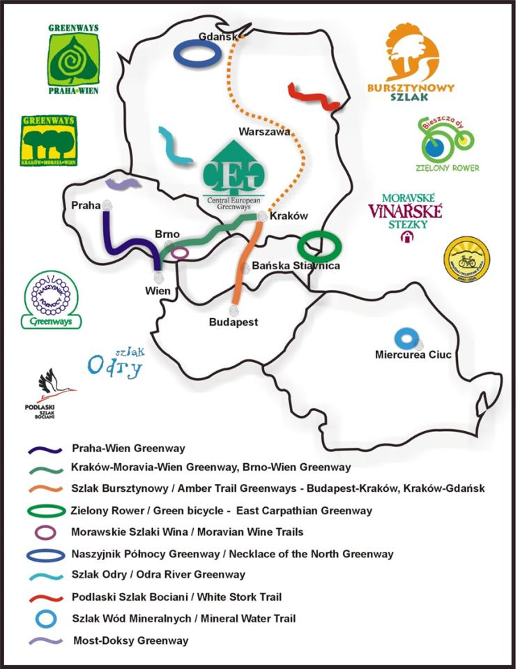 Greenways to ZIELONE SZLAKI dziedzictwa przyrodniczo-kulturowego tworzone wzdłuż zielonych korytarzy -