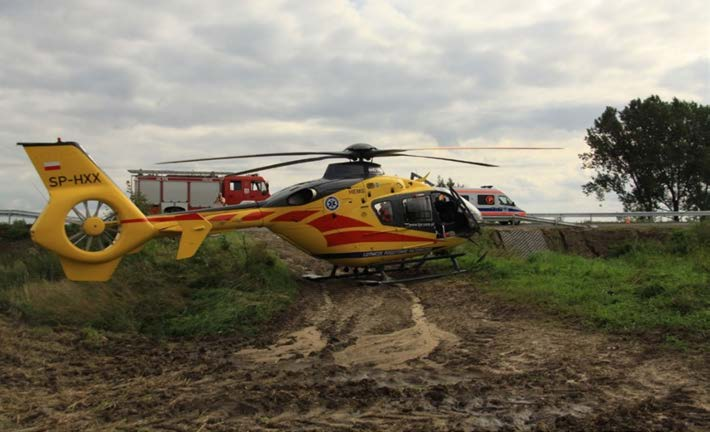 Lotniczy transport sanitarny pomiędzy